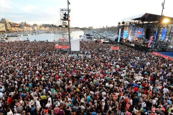 La fête de la musique à Marseille sur le Vieux-Port en 2013