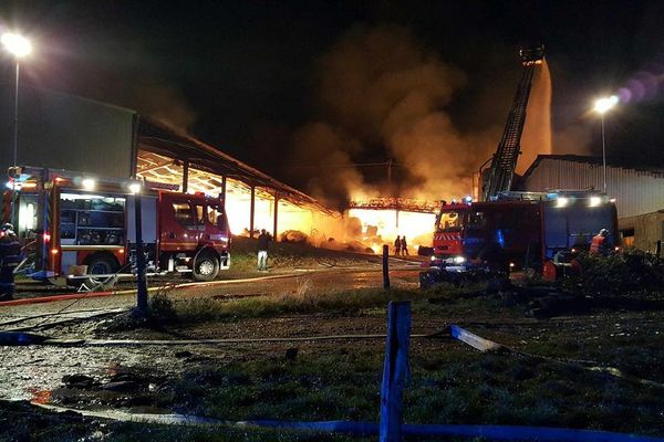 L'incendie à Steinsoultz