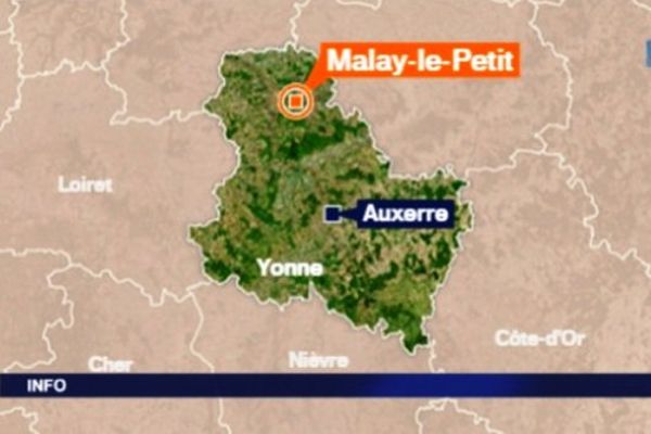 L'accident s'est produit sur la départementale 225 à Malay-le-Petit au lieu dit "Le Bosquet des Lys"