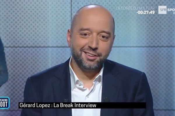 Gérard Lopez sur SFR Sport ce mercredi