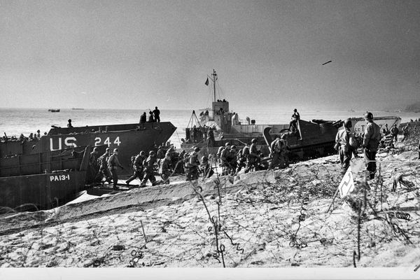 Le débarquement des forces alliées en Normandie, le 6 juin 1944.