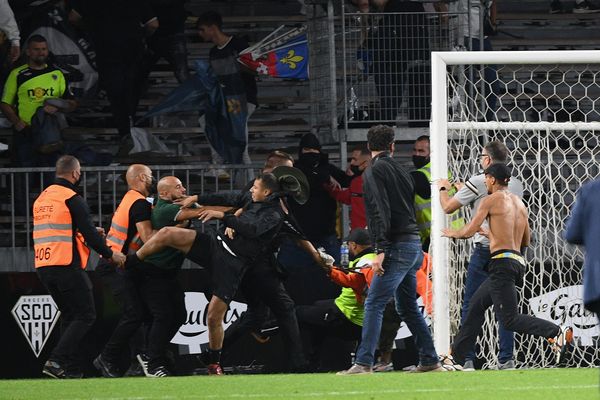 Des échauffourées après la rencontre Angers/Marseille le mercredi 23 septembre.