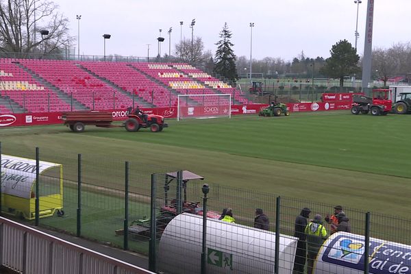 La pelouse de l'USO sera prête pour la réception du PSG le samedi 20 janvier.