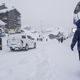 La station des Saisies, en Savoie, sous un important manteau neigeux le 23 décembre 2024.