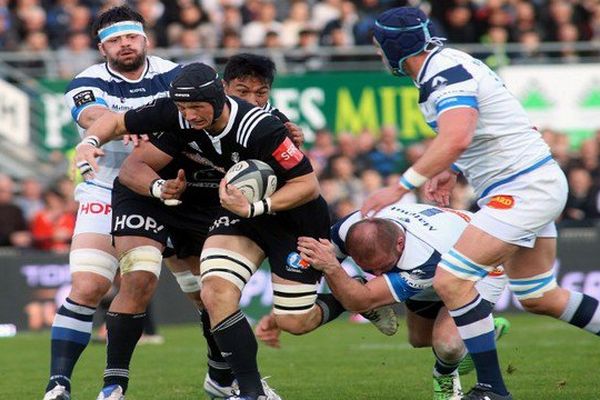 Petrus Hauman (CABCL) lors du match Brive-Castres à Brive le 26 mars 2016