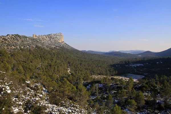 Illustration. Montagne de l'Hortus en Occitanie.