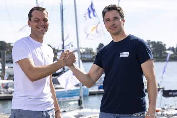 Amaury Dumortier et Geoffrey Thiriez sont arrivés dans la nuit de samedi à dimanche à Fort-de-France.