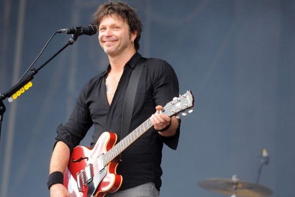 Bertrand Cantat, heureux d'être aux Vieilles Charrues