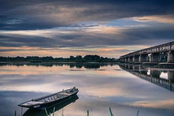 Le pont de Mauves sur la Loire, juillet 2017