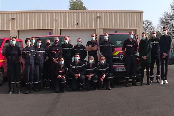 Nîmes : des sapeurs-pompiers du Gard partent en mission d'urgence sanitaire à Mayotte - 23 février 2021.