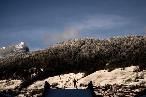 Le site du Grand-Bornand, en Haute-Savoie, est pressenti pour accueillir les épreuves de biathlon lors des Jeux olympiques d'hiver en 2030. (Illustration)