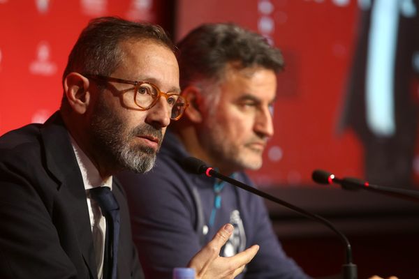 Marc Ingla et Christophe Galtier.