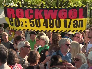 Des manifestations contre l'implantation de Rockwool avaient lieu à Soissons le 7 octobre 2023.