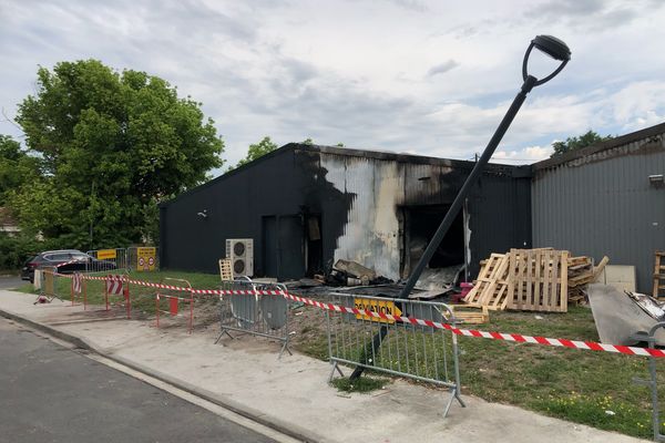 L'arrière du magasin "Fraîcheur d'ici" à Libourne, ce dimanche 12 juin.