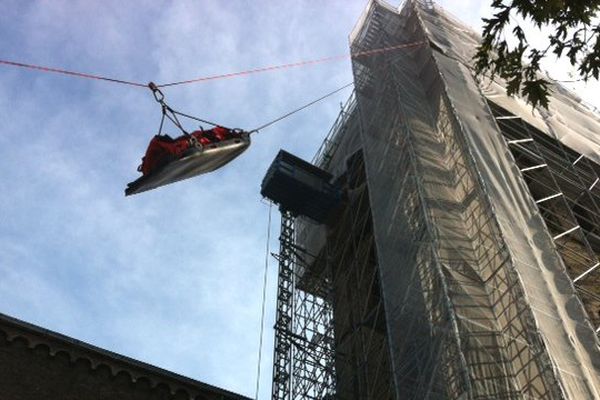 Le GRIMP 38 en exercice à la Collégiale Saint-André de Grenoble