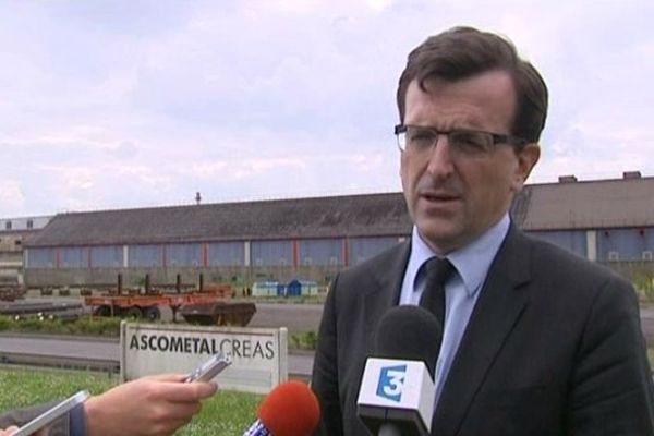 Francl Suplisson, Président d'ASCO Industrie Holding sur le site d'Hagondange le 28.05.2014 