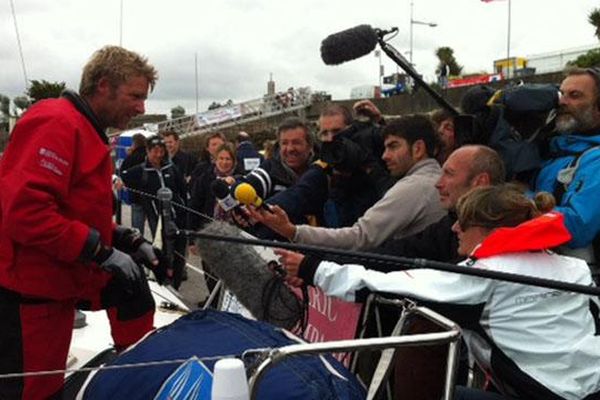 Yann Elies vainqueur de la Solitaire 2012