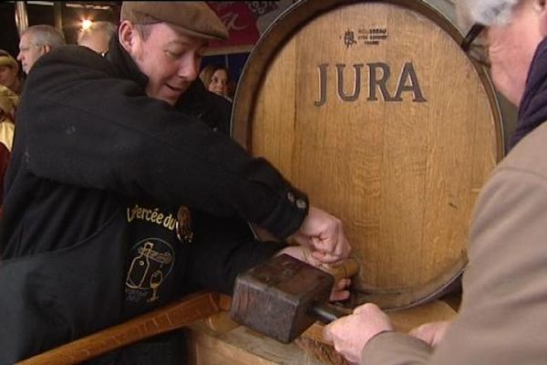 La Percée du tonneau de Vin Jaune récolté en 2006