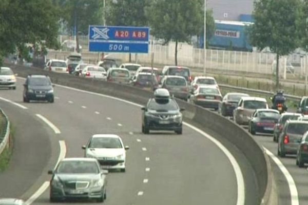 trafic sur l'autoroute A20 (photo d'illustration)