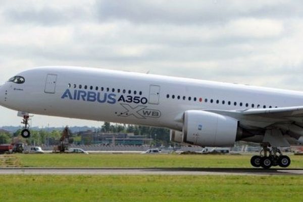 Le premier décollage de l'A350