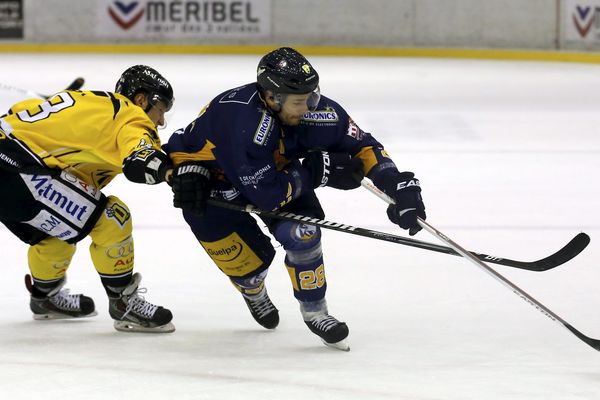 Chamonix contre Rouen (photos archives).