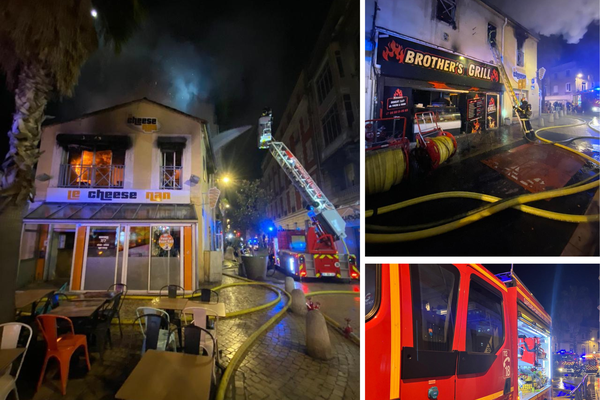 Le premier étage d'un restaurant du centre-ville de Montpellier est parti en fumée jeudi soir.