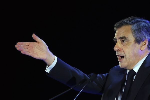 François Fillon, le 31 mars 2017 à Toulon.