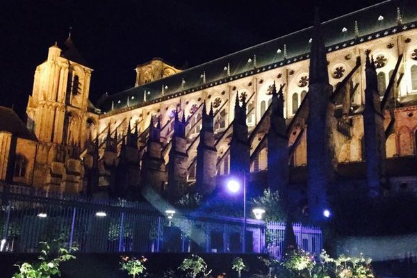 Les nuits lumières de Bourges : la cathédrale