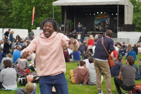 Kamini est au festival international de l'accordéon de Wazemmes à Lille