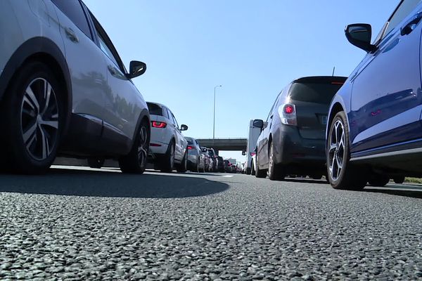 Embouteillages sur l'A10