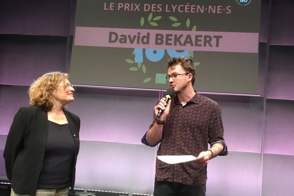 David Bekaert décroche le prix du jury, du public et des lycéens au  concours 2019 "Ma thèse en 180 secondes" à Nancy. 