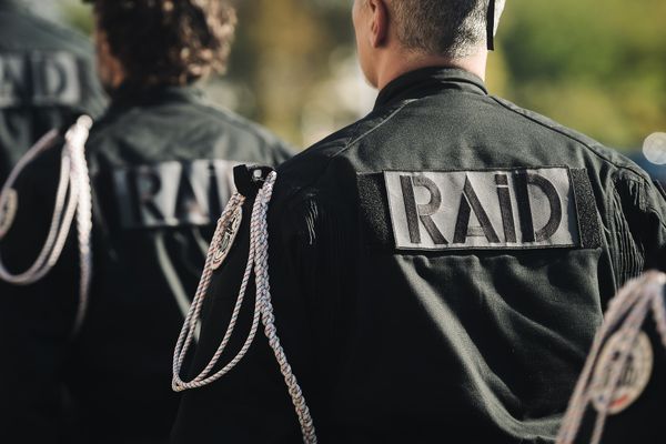 Un policier aux quartiers généraux du Raid, près de Paris, le 27 octobre 2018.