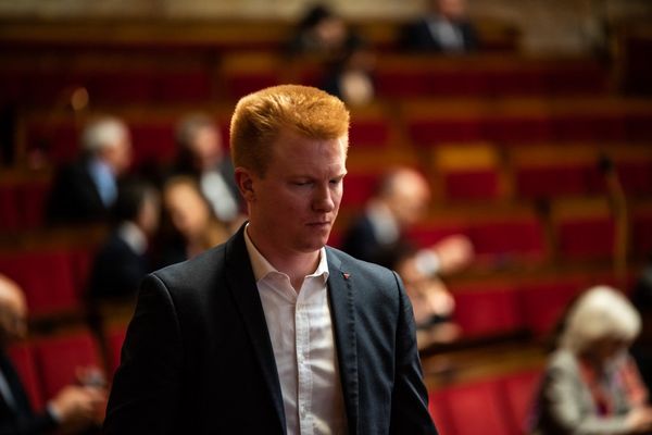 Le député Adrien Quatennens à l'Assemblée nationale le 3 avril 2024.