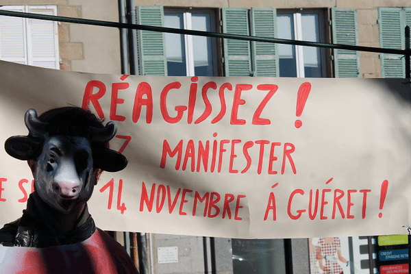 L'OEDA appelle au rassemblement le 14 novembre à Guéret contre le centre d'engraissement de Saint-Martial-le-Vieux 