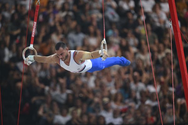 Le gymnaste français Samir Aït Saïd s'est qualifié pour les JO de Paris 2024.