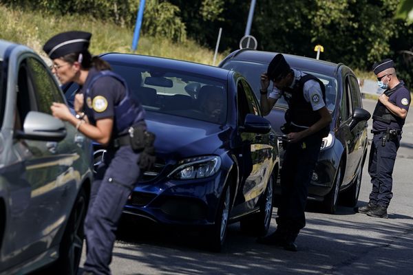 Les Belges voulant venir en France ont dû rebrousser chemin. 