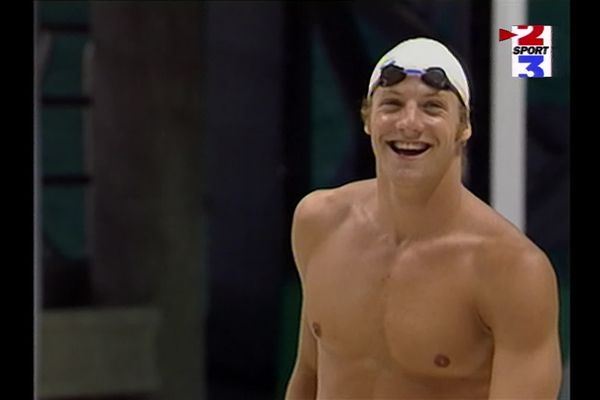 Xavier Marchand, en 1996 aux JO d'Atlanta, est le premier français à participer à la finale olympique du 200m 4 nages.