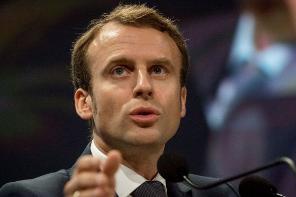 Emmanuel Macron, ministre de l'Economie, le 9 octobre à Lyon lors du Congrès de l'Ordre des experts comptables