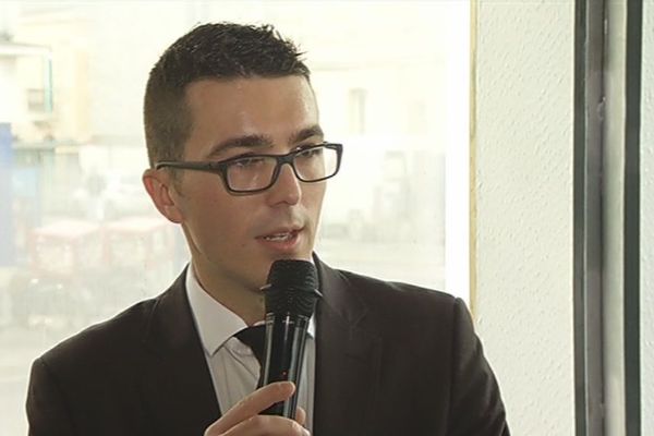 Rudy Namur en 2014, il est candidat à la mairie de Châlons-en-Champagne en 2020