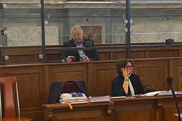 Dans le box des accusés, Frédéric De Chérancé condamné ce jeudi 11 mars par la Cour d'Assises des Pyrénées-Atlantiques 