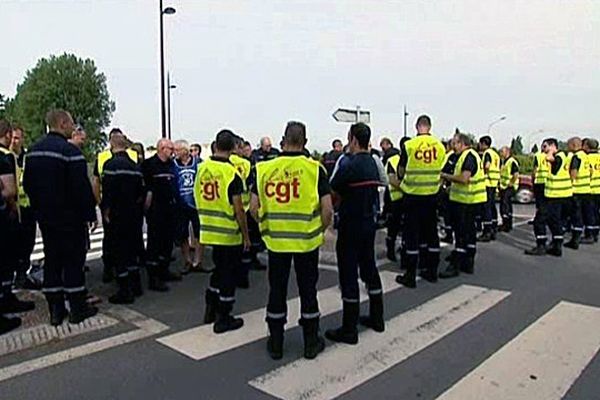 Des pompiers de Seine-Maritime se sont mis en grève ce mardi 16 juillet.