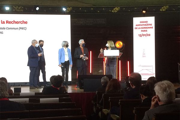 Prix de la recherche des universités, remis à la Sorbonne. Paris 01 2022