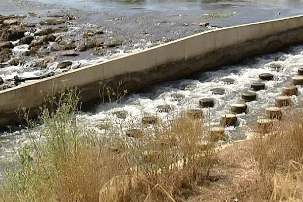 Lignan-sur-Orb (Hérault) - une passe à poissons