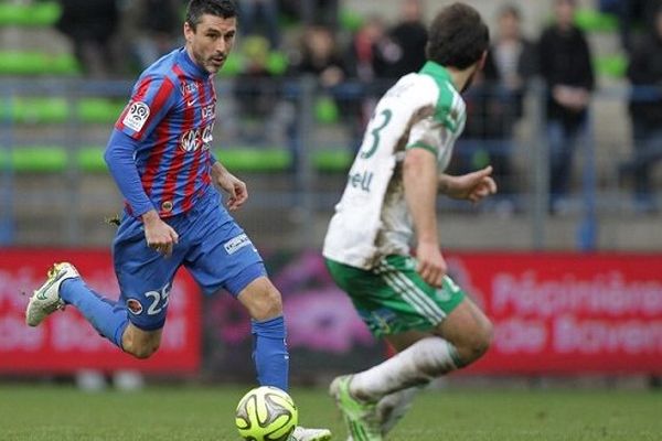 Julien Féret a inscrit le but de la victoire face à Saint-Etienne.