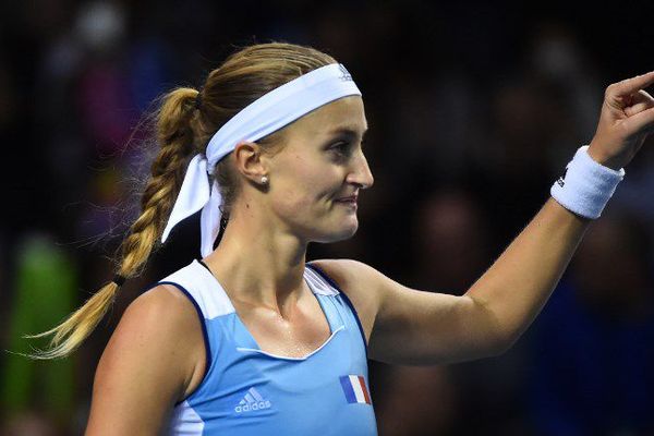 La Nordiste Kristina Mladenovic. 