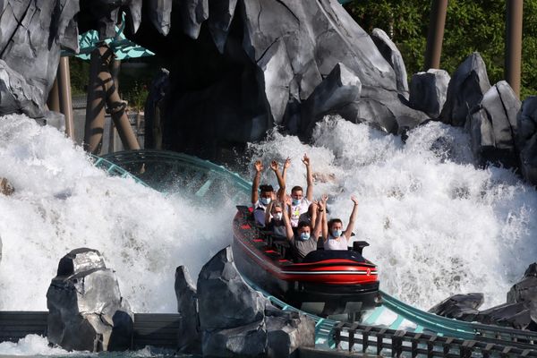 Le Krampus, l'une des attractions-phares du parc d'attractions Nigloland, dans l'Aube.