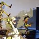 Figurines de Lucky Luke au musée de la figurine originale de Bruxelles (illustration)