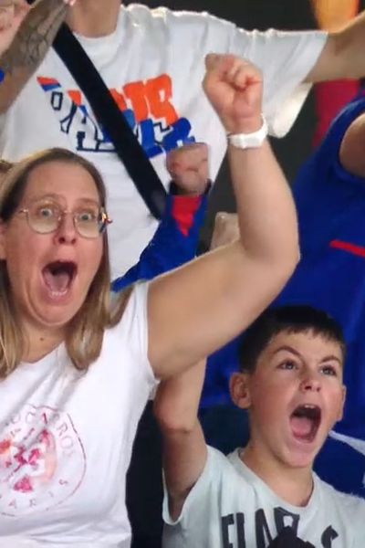 La ferveur des supporters à Bercy.