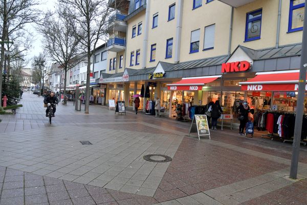 Rue principale de Kehl, décembre 2020