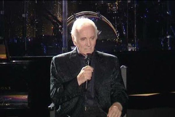 Charles Aznavour, vendredi soir, à la 68è Foire aux Vins de Colmar